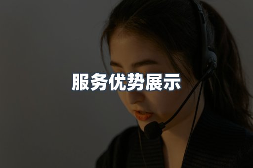 服务优势展示